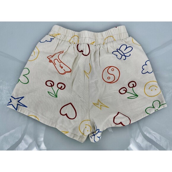 Women's Shorts - Bailey Rose by Lala White Designed Mini Sweat Short Stretch XS - Picture 3 of 7